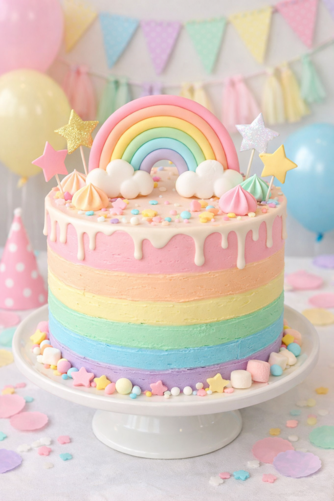 rainbow cake